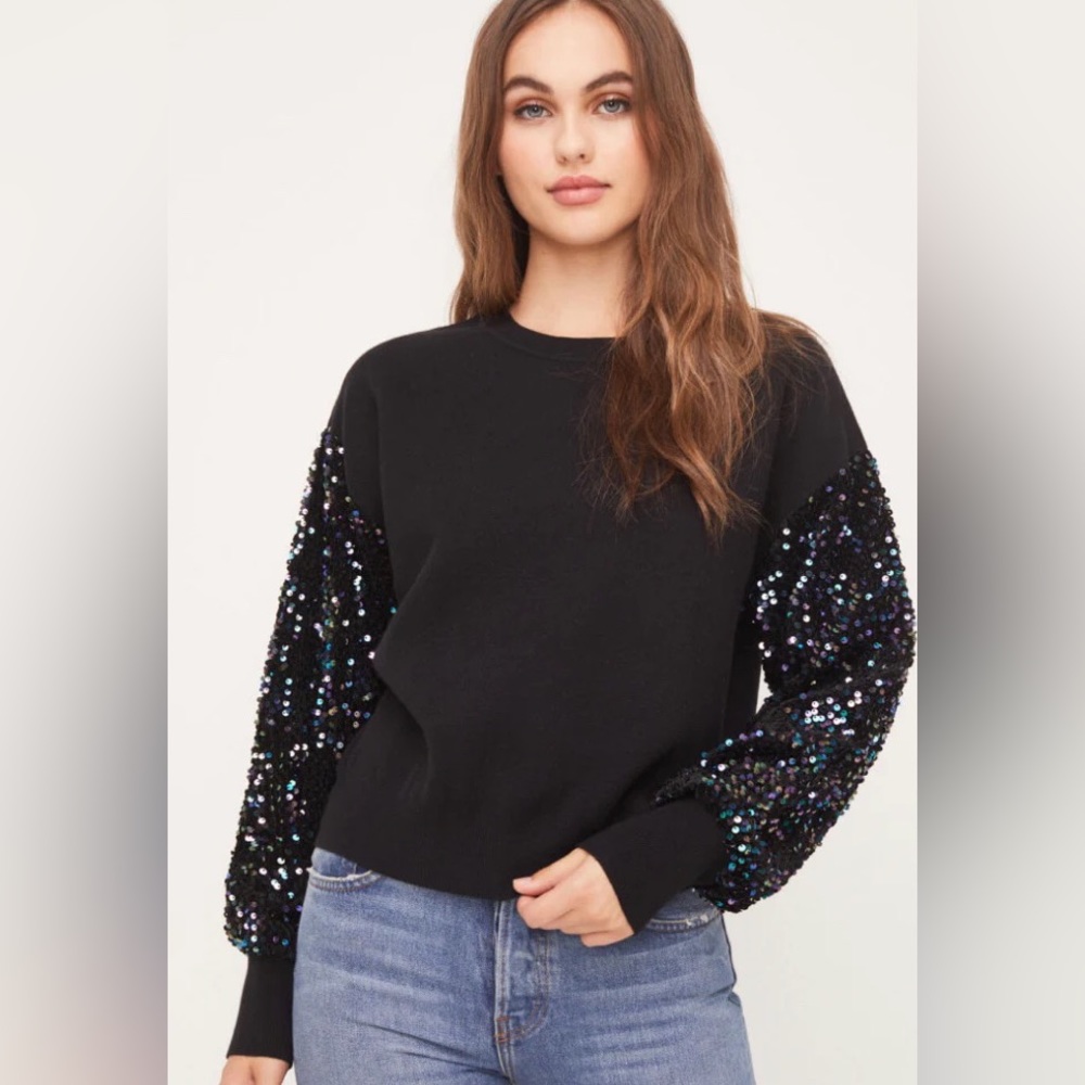 VICI Sequin Sleeved Sweater